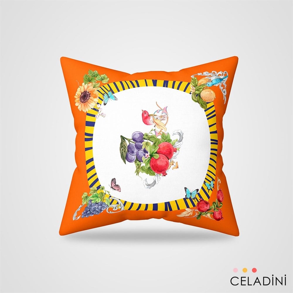 Akdeniz Serisi 45x45 cm Kırlent Kumaşı