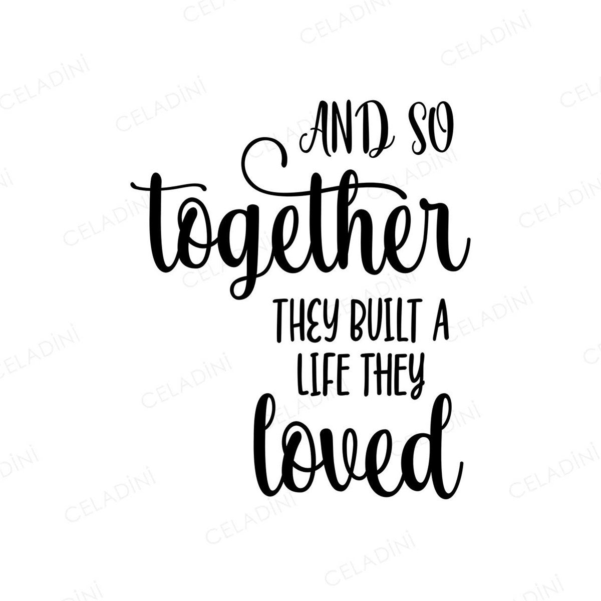 And so together they built a life they loved Kırlent Kumaşı