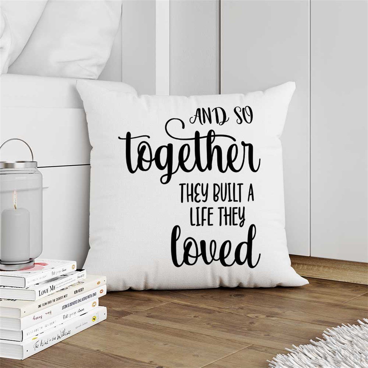 And so together they built a life they loved Kırlent Kumaşı