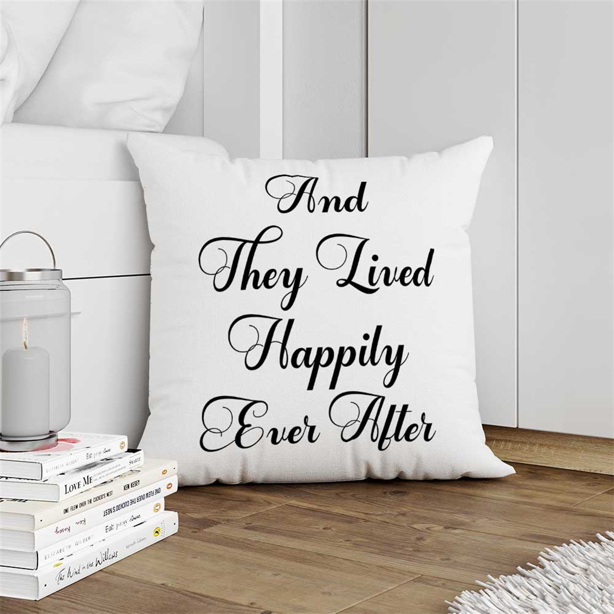 And they lived happily ever after Kırlent Kumaşı