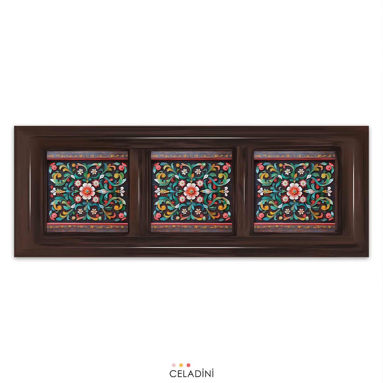 Antik Kapı Desenli Runner Kumaşı Model-6