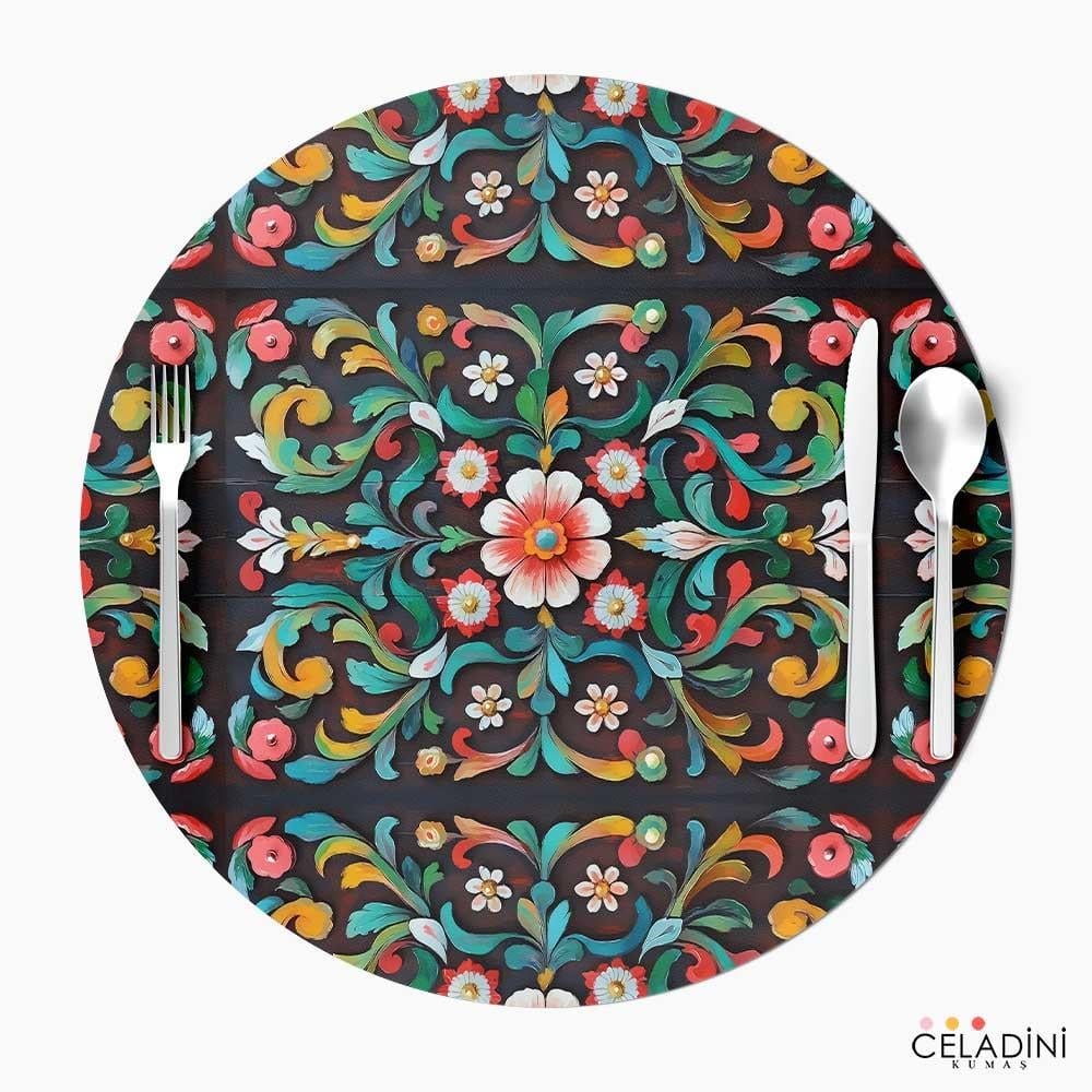 Antik Kapı Desenli Supla Kumaşı  Model-6