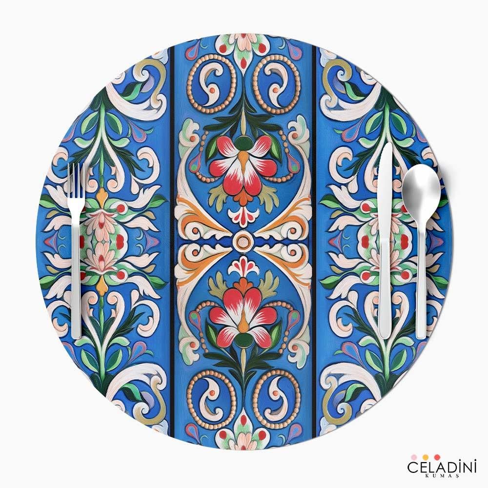 Antik Kapı Desenli Supla Kumaşı  Model-2
