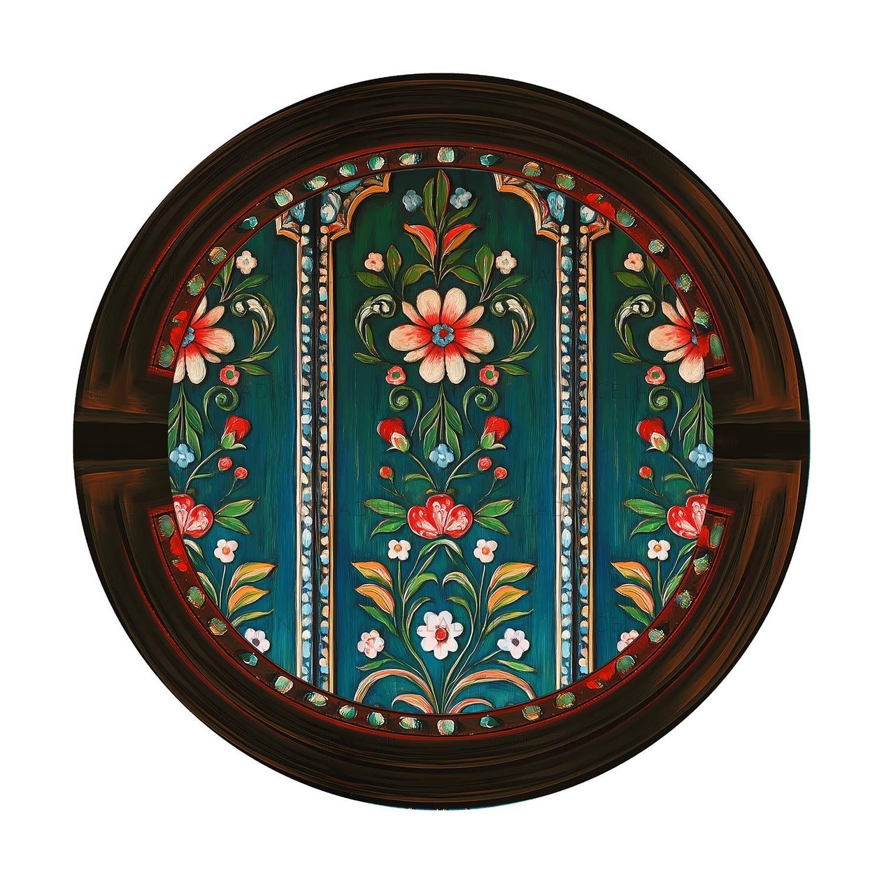 Antik Kapı Desenli Supla Kumaşı  Model-3