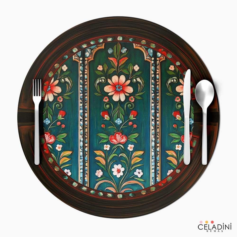 Antik Kapı Desenli Supla Kumaşı  Model-3