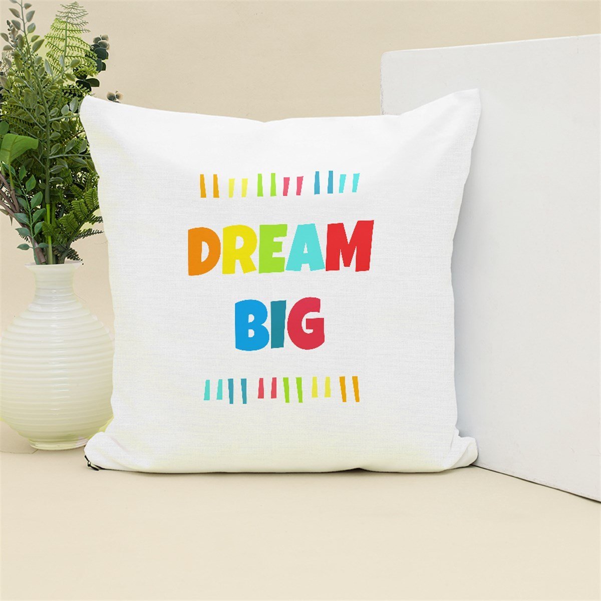 Dream Big. Çocuk Odası Kırlent Kumaşı