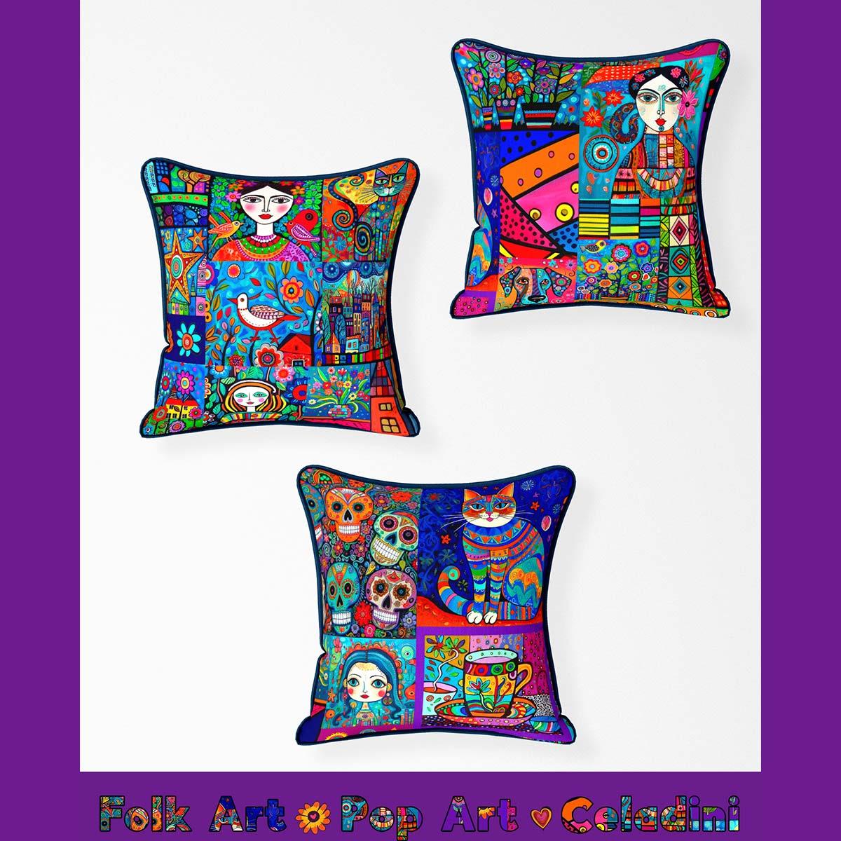 Folk Art - Pop Art Kumaş
