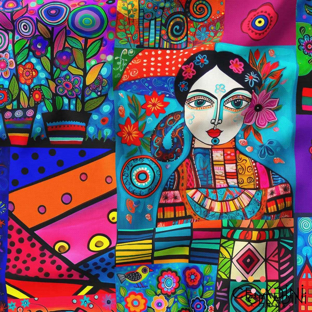 Folk Art - Pop Art Kumaş