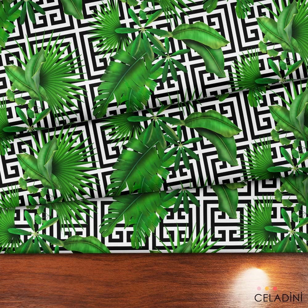 Greek Amazon Desenli Kumaş