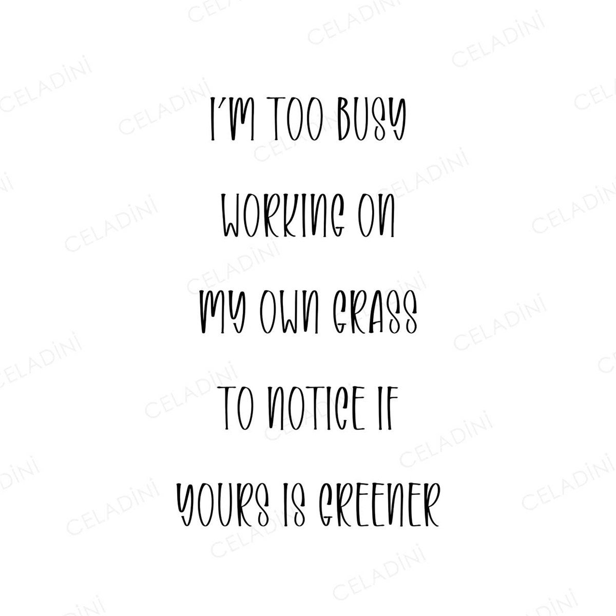 I'm Too Busy Working on Yazılı Kırlent Kumaşı
