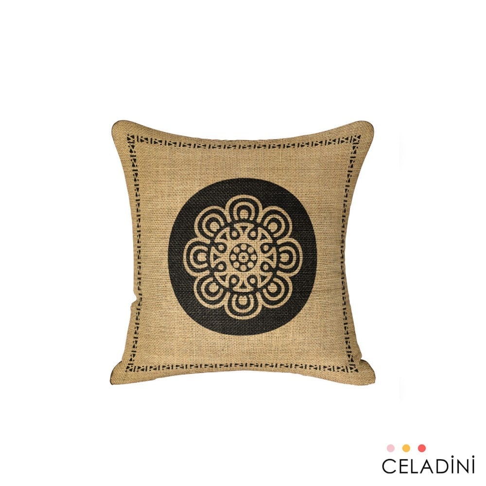İndian Serisi 45x45 cm Kırlent Kumaşı