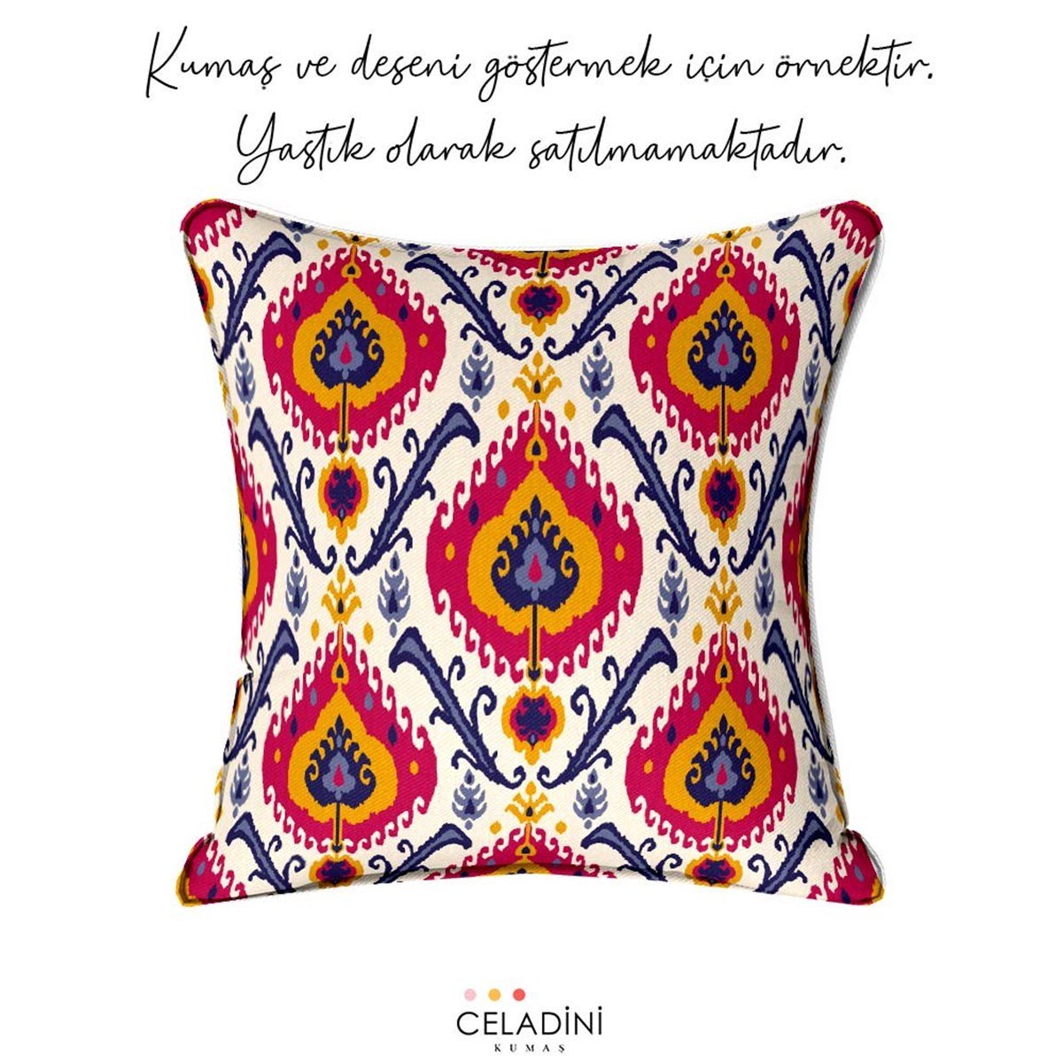 Kilim İkat Desenli Kumaş