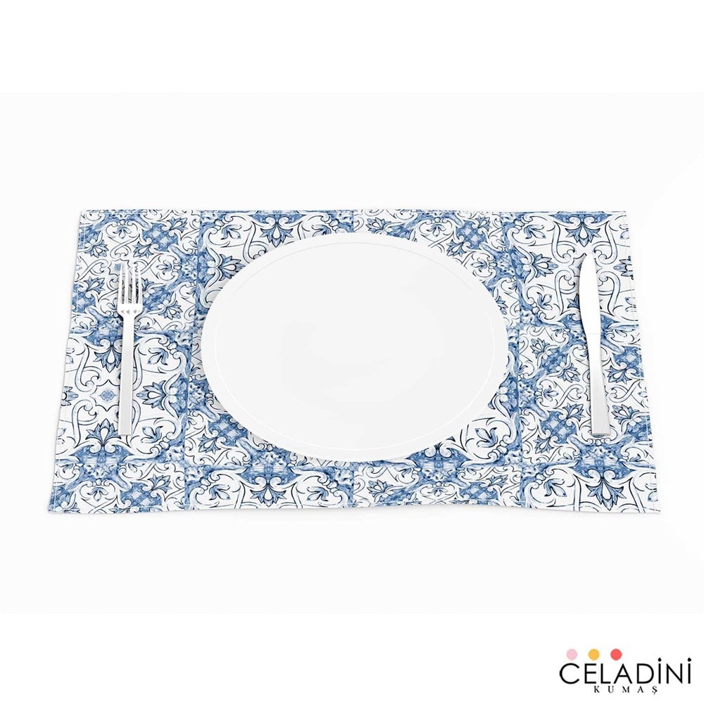 Majolica Serisi Amerikan Servis Kumaşı