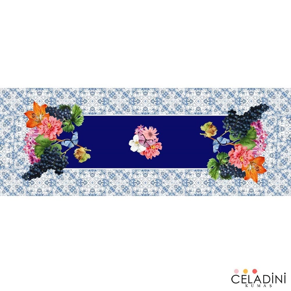 Majolica Serisi Runner Kumaşı