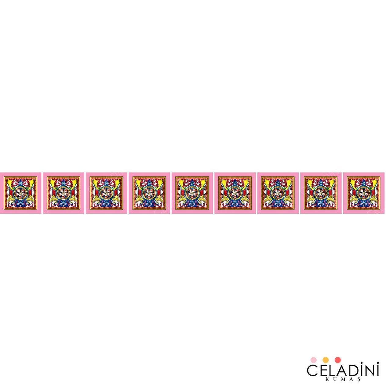 Milano Serisi Kokteyl Peçetesi Kumaşı Pembe