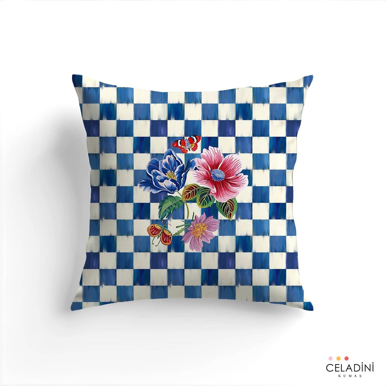 Safir Dama Serisi Kırlent Kumaşı (Model-5)