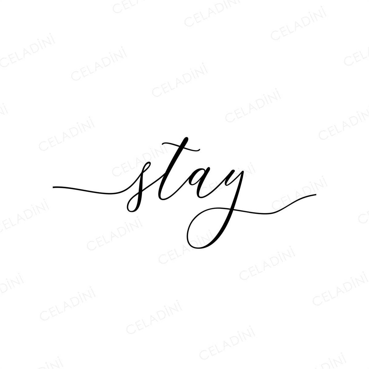 Stay Yazılı Kırlent Kumaşı