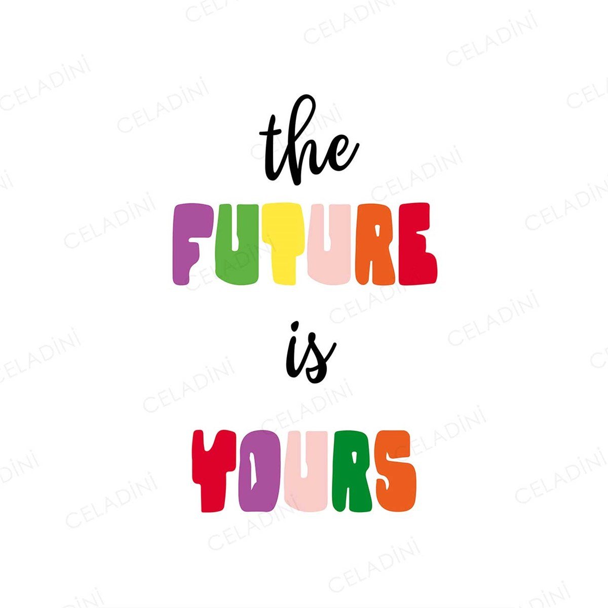 The future is yours. Kırlent Kumaşı
