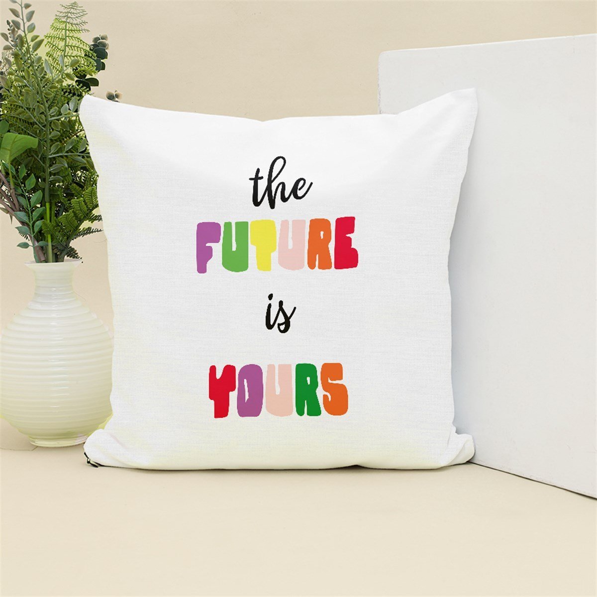 The future is yours. Kırlent Kumaşı