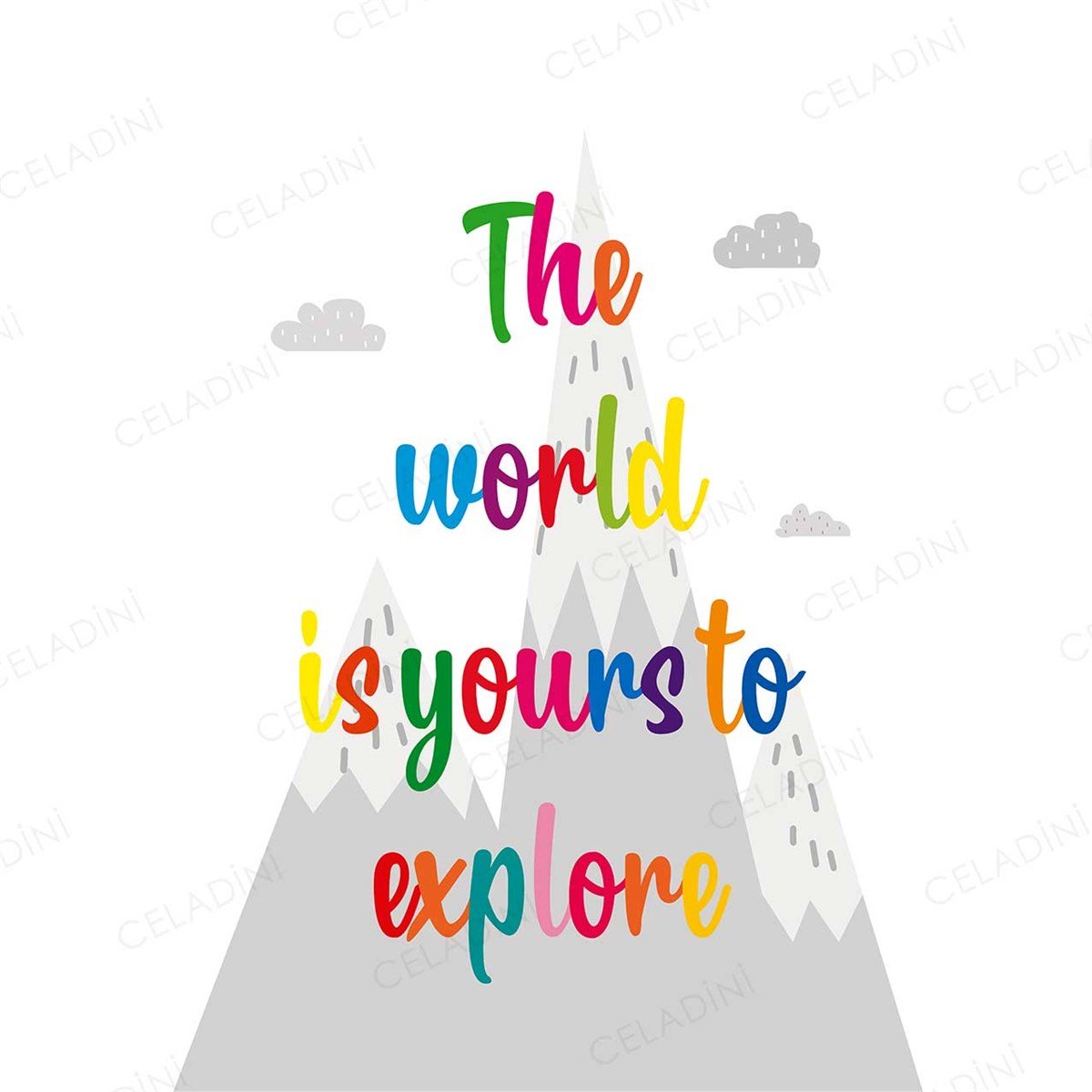 The world is yours to explore. Kırlent Kumaşı