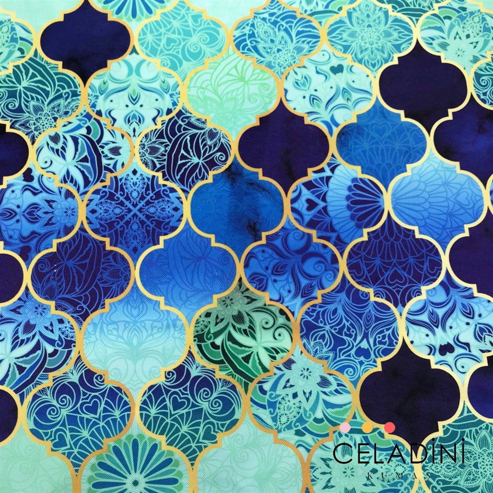Tiffany Degrade Moroccan Desenli Kumaş