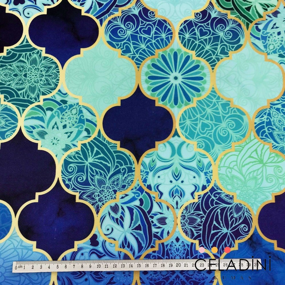 Tiffany Degrade Moroccan Desenli Kumaş