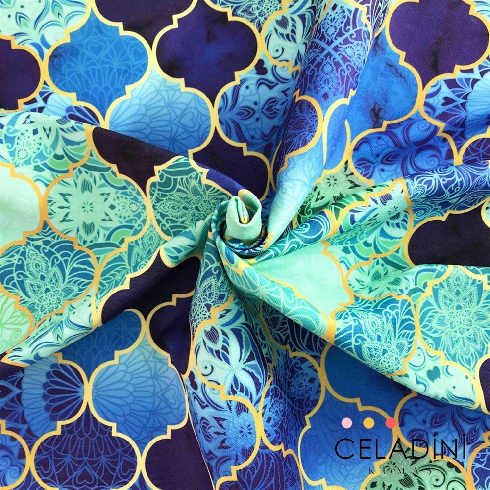 Tiffany Degrade Moroccan Desenli Kumaş