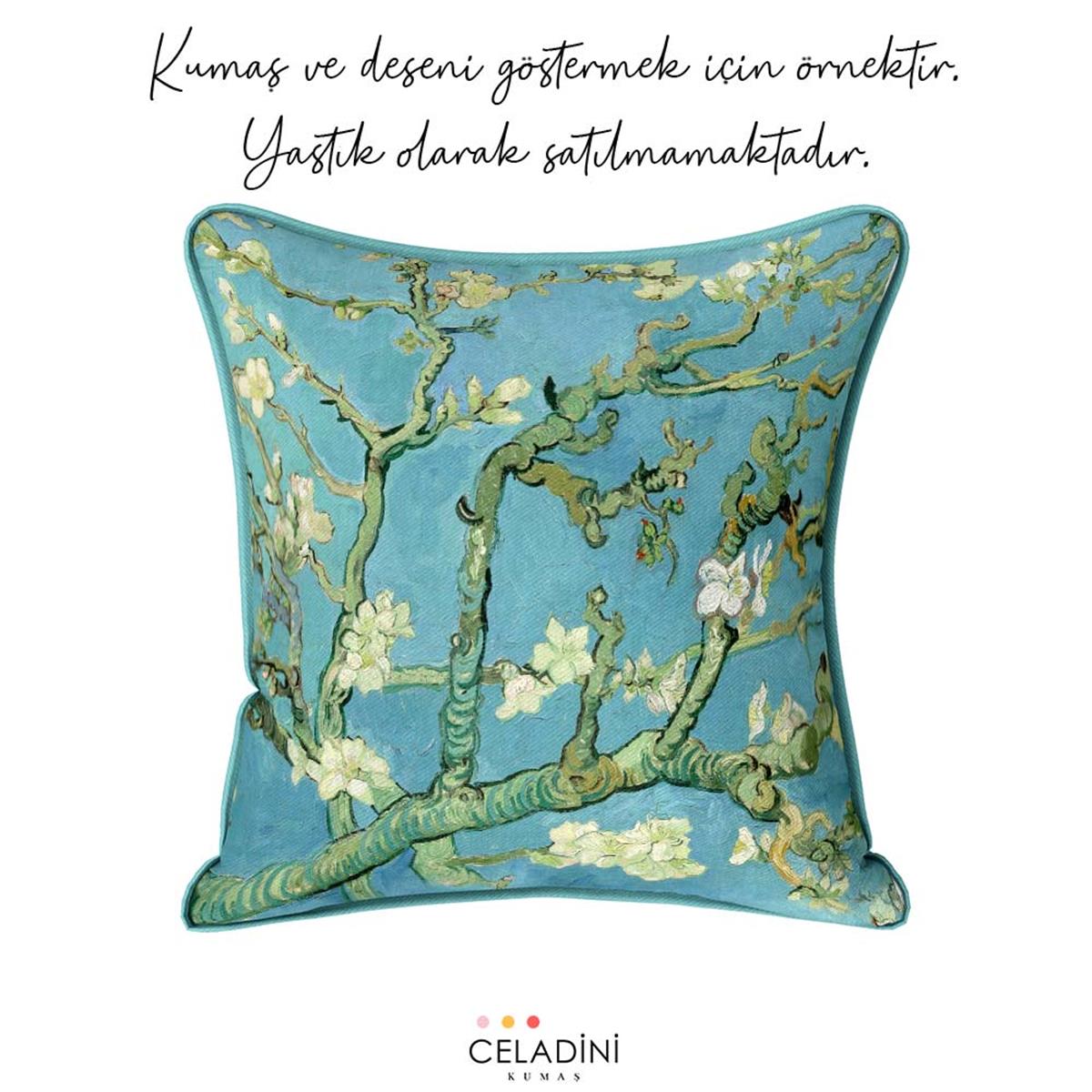 Van Gogh Badem Çicekleri Desenli Kumaş