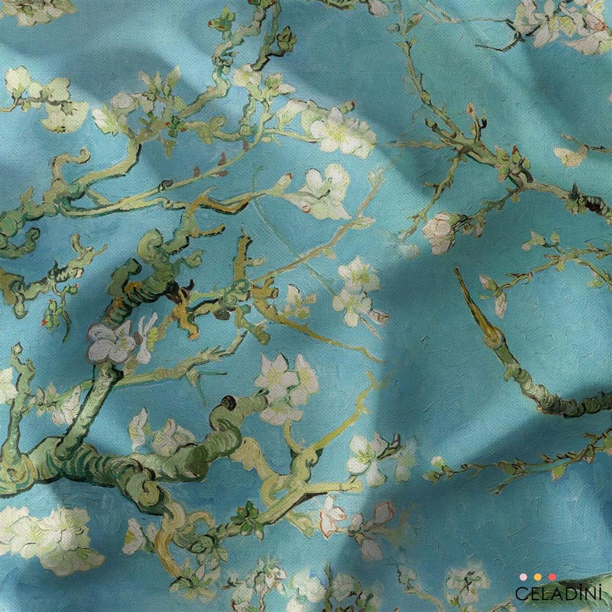 Van Gogh Badem Çicekleri Desenli Kumaş
