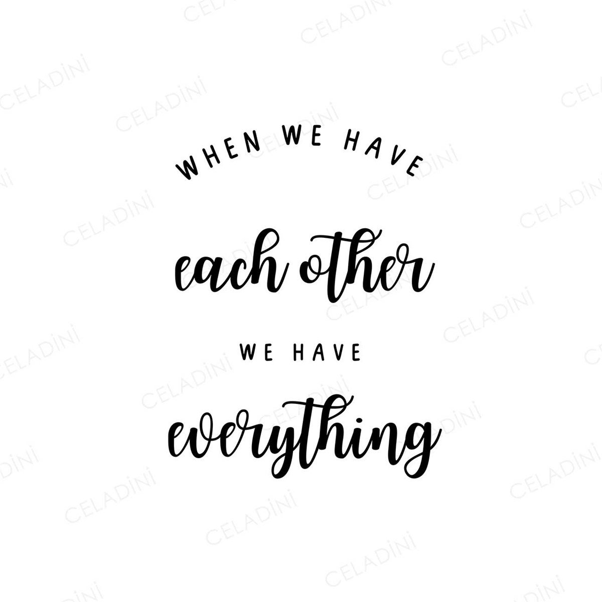 When we have each other we have everything. Kırlent Kumaşı