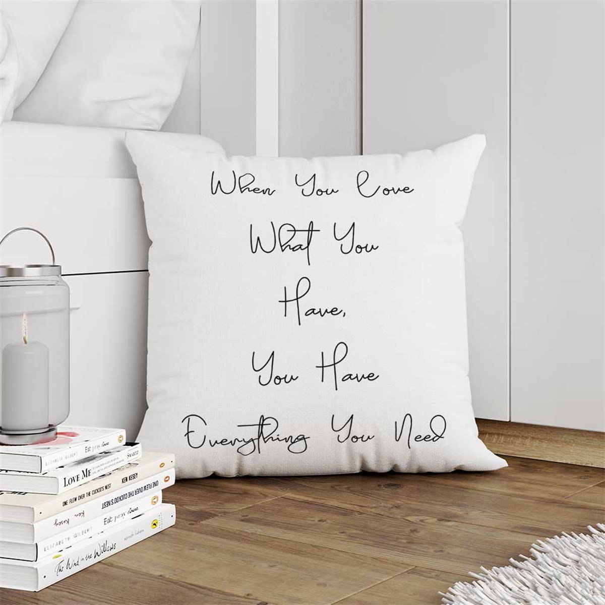 When you love what you have , you have everything you need. Kırlent Kumaşı