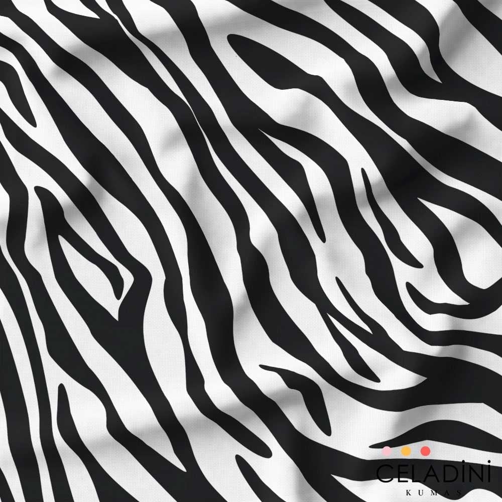 Zebra Desenli Kumaş