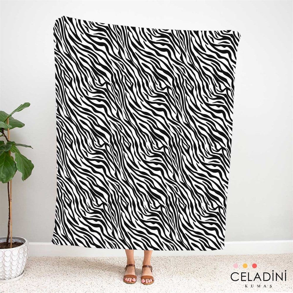 Zebra Desenli Kumaş