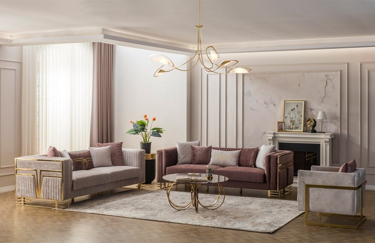Prada Koltuk Takımı (Gold)
