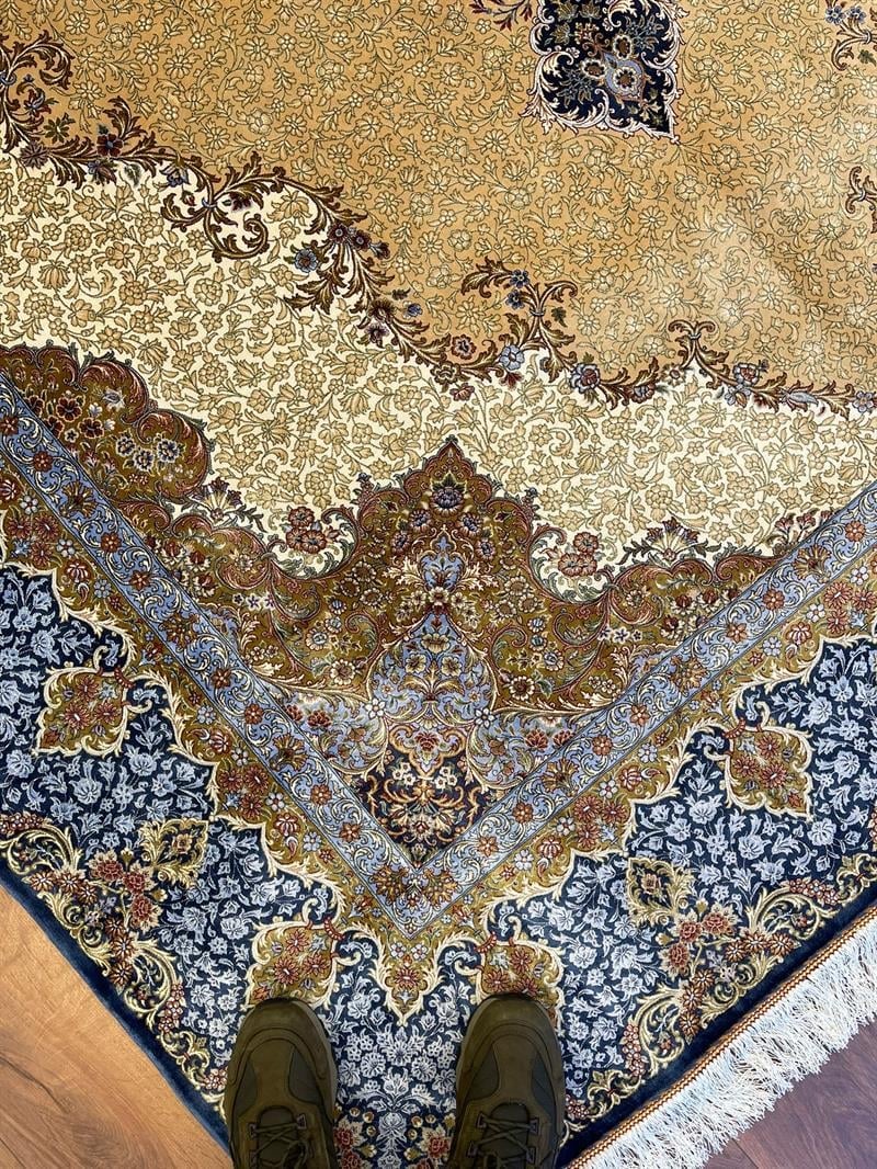 İran ipek Qum serisi Laci-Bej