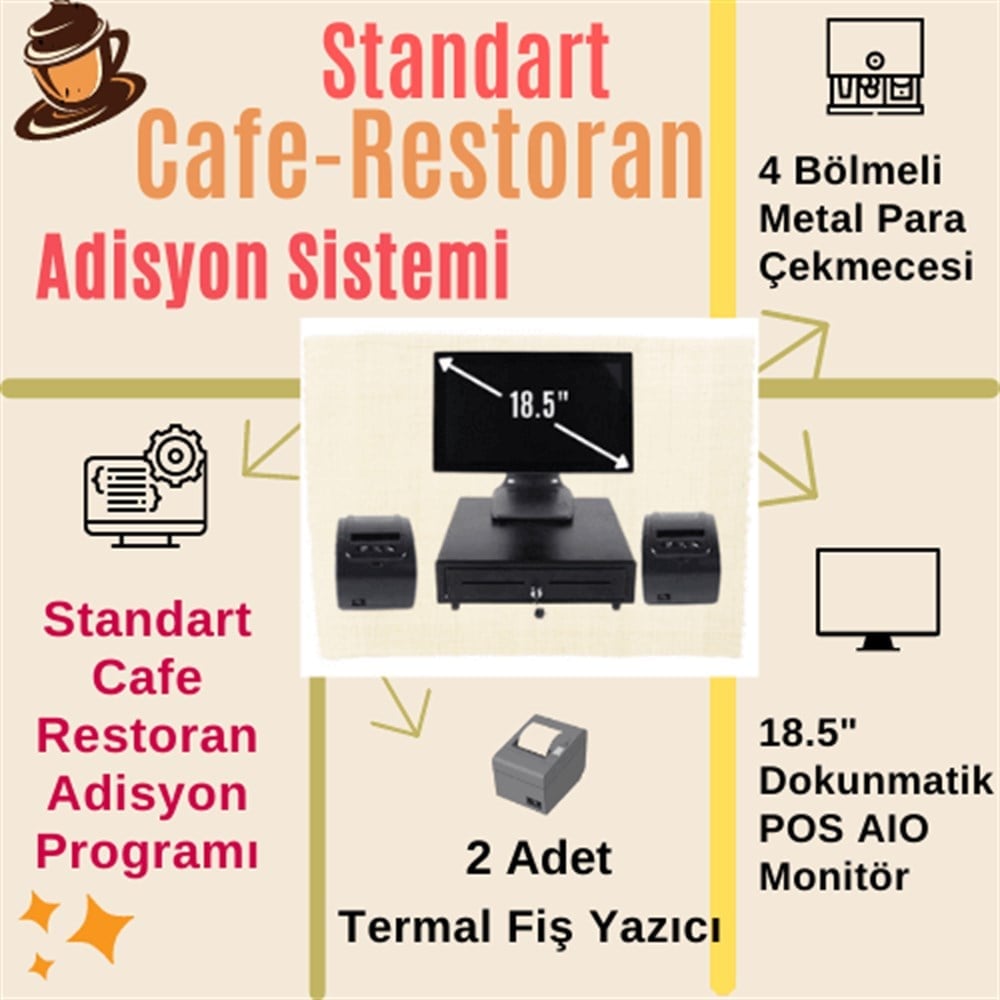 Standart Cafe-Restoran Adisyon Sistemi