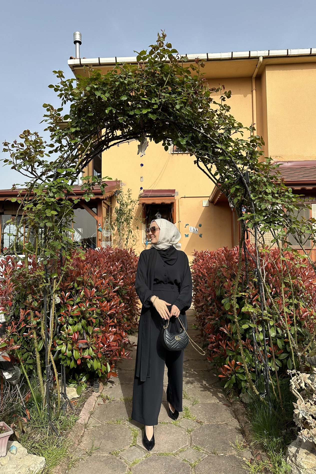 Pera Gömlek, Pantalon Etek Takım Siyah