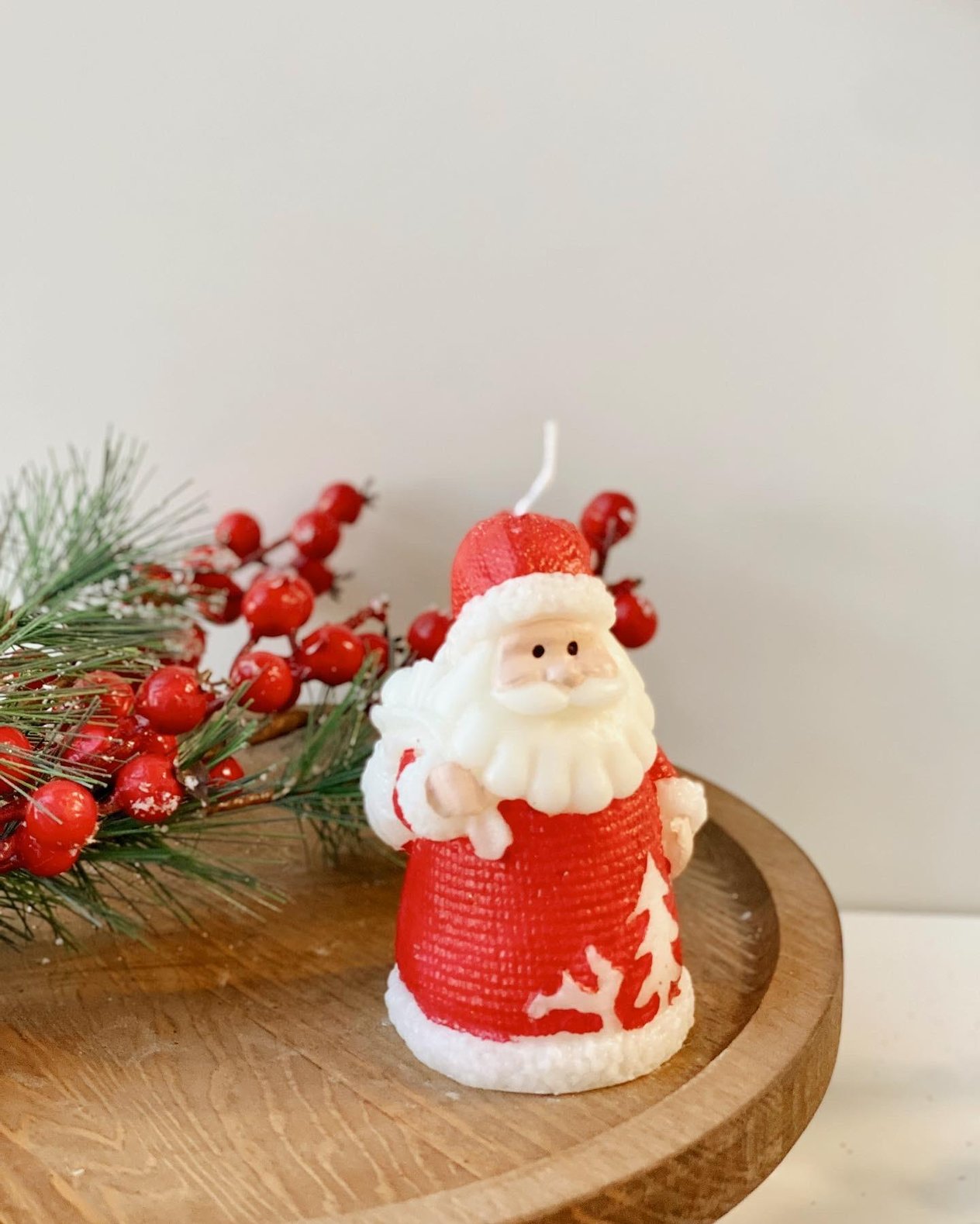Yılbaşı Mum Noel Baba Hediyelik