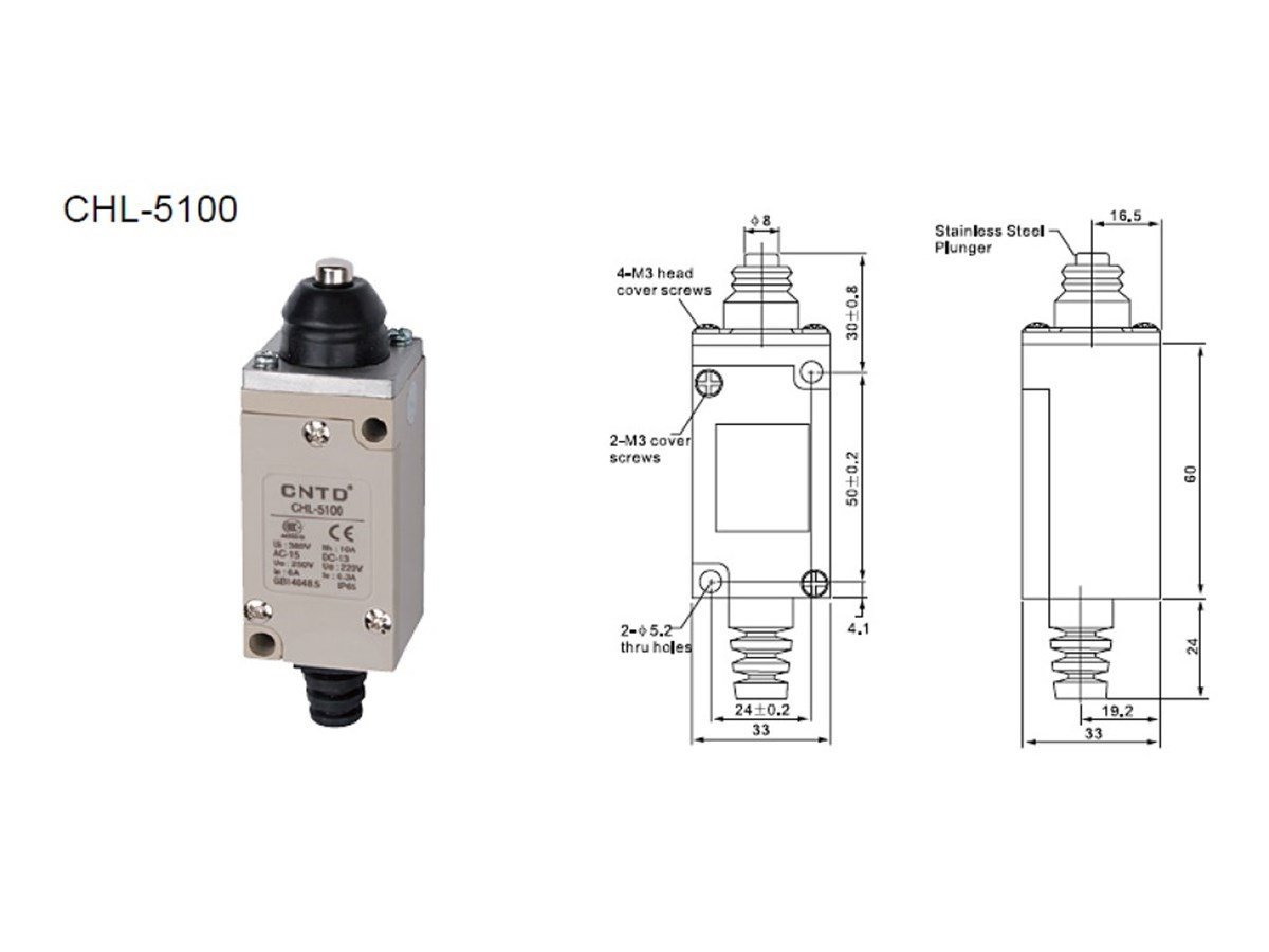 CNTD CHL-5100 Doğrusal Pim Limit Switch