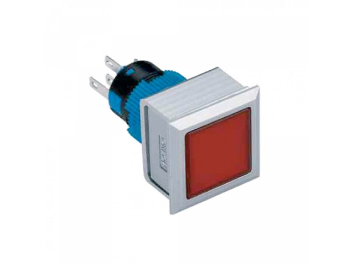 Onpow Kare 21x21 Ledli Kalıcılı Buton LAS1-AWF-11Z-R
