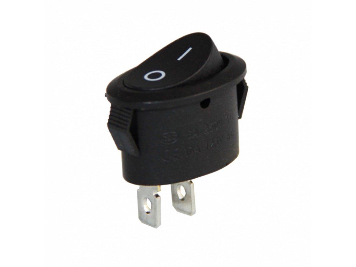 Oval Işıksız Anahtar ON-OFF 2P IC-134C