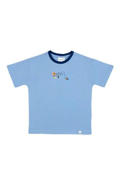 BeetleBeez-Jump Into Fun Oversize T-Shirt_Blue
