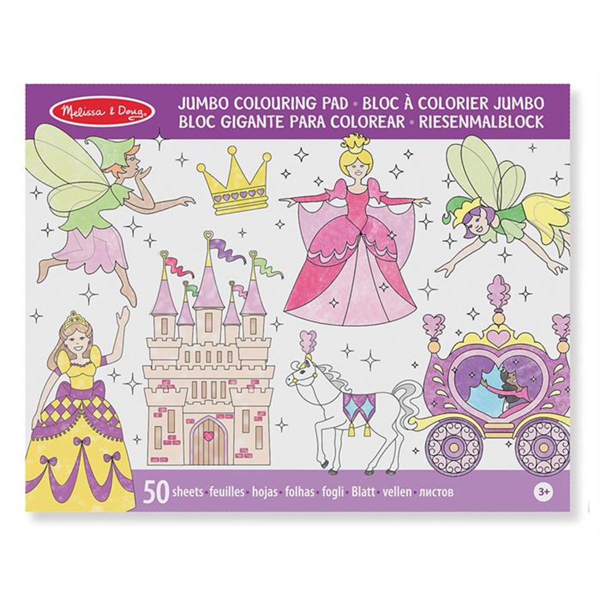 Melissa&Doug Dev Boyama Kitabı-Prenses ve Peri