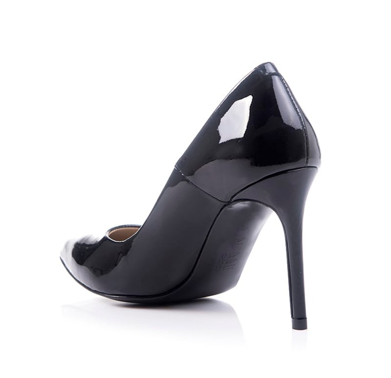 Siyah Rugan Stiletto - CARMEN