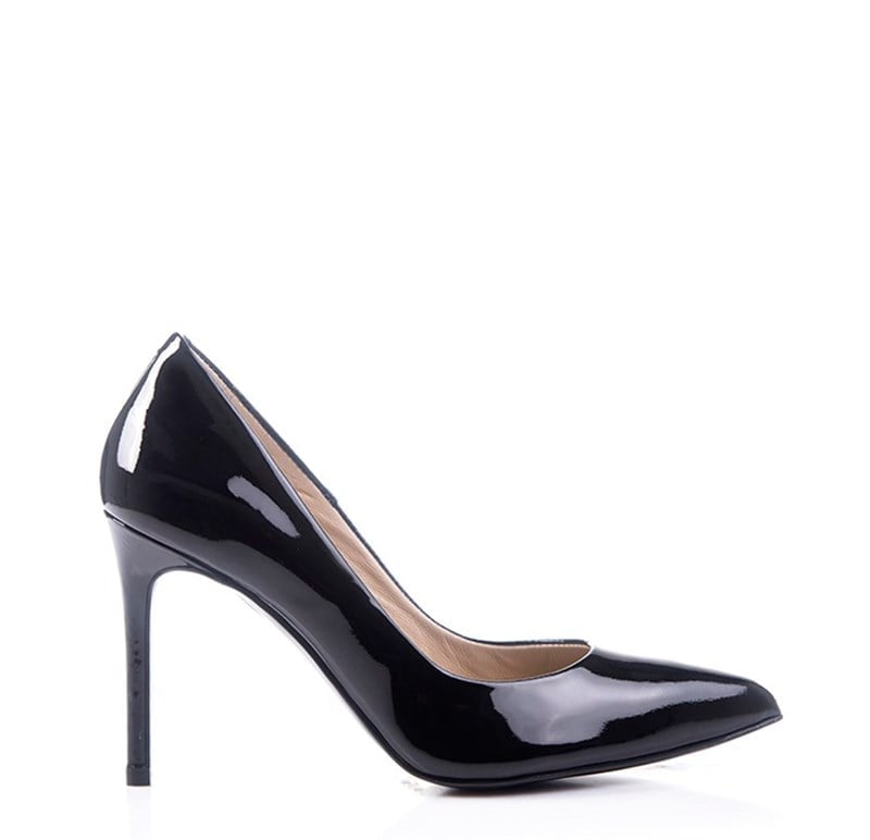 Siyah Rugan Stiletto - CARMEN