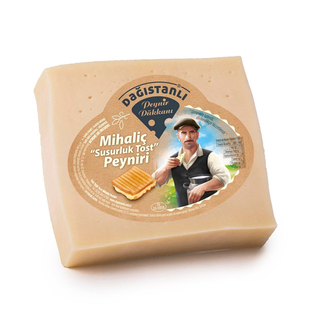 Dağıstanlı Mihaliç Susurluk Tost Peyniri
