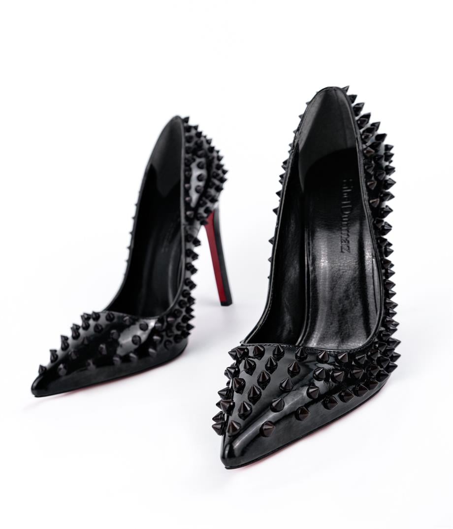 Diana Siyah Trok Detaylı Stiletto 