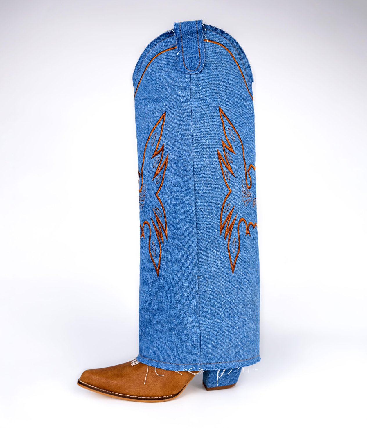 Hernandez Denim İşlemeli Dallas Çizme 