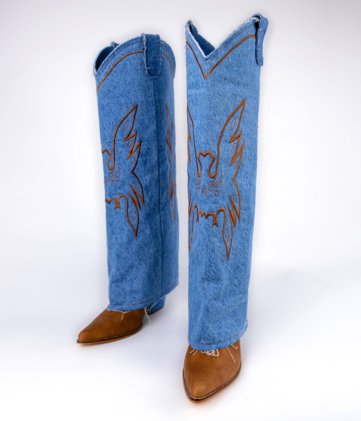 Hernandez Denim İşlemeli Dallas Çizme 