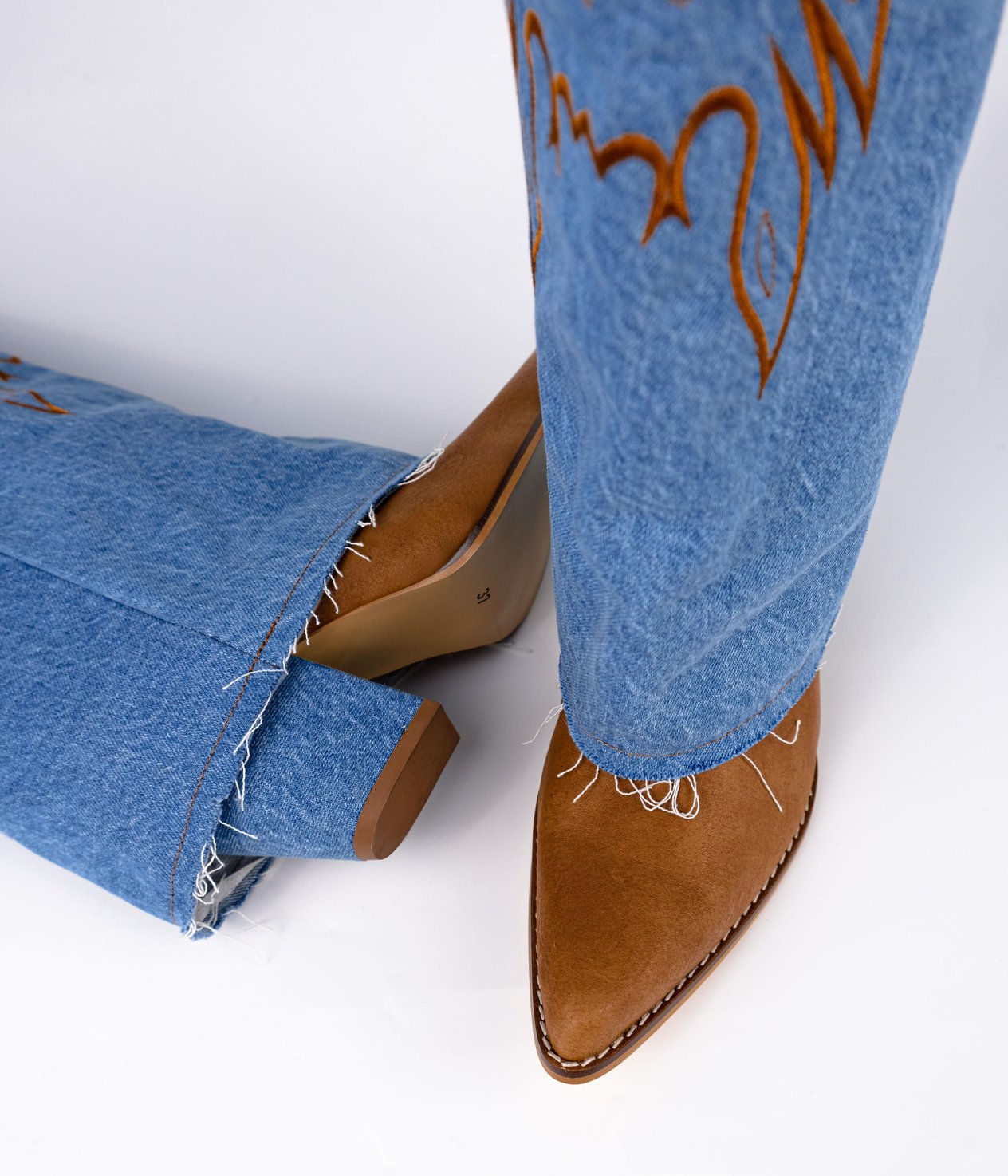 Hernandez Denim İşlemeli Dallas Çizme 